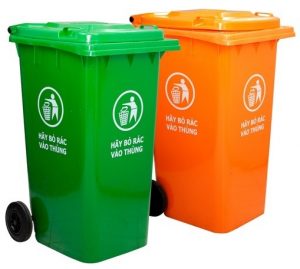 Thùng rác - Môi trường xanh, sạch, đẹp