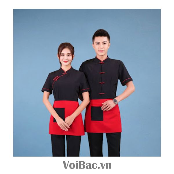 Đồng Phục Nhân Viên Phục Vụ Cao Cấp - Năng Động Và Chuyên Nghiệp 1 Đồng Phục Nhân Viên Đẹp