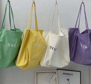 Túi xách canvas thời trang, tạo nên phong cách Hàn Quốc cực đẹp