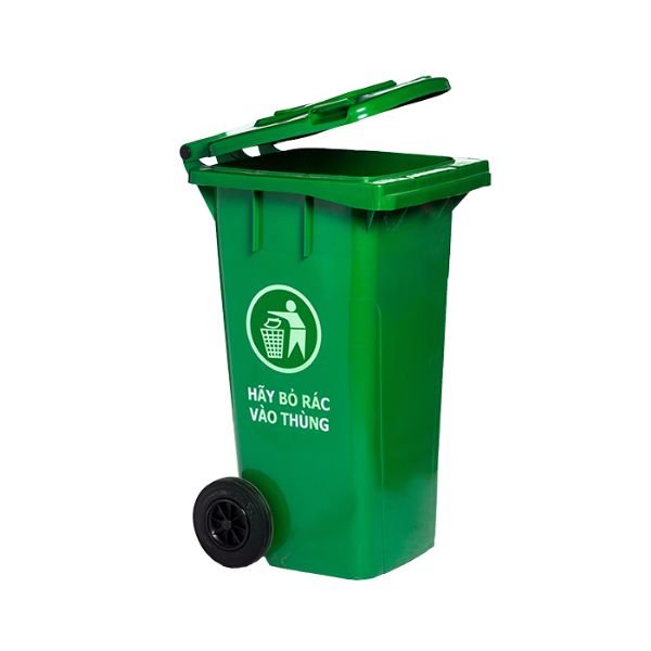 Thùng Rác Nhựa Loại 120 Lít Cao Cấp 1 Thùng Rác Nhựa 120L Siêu Bền